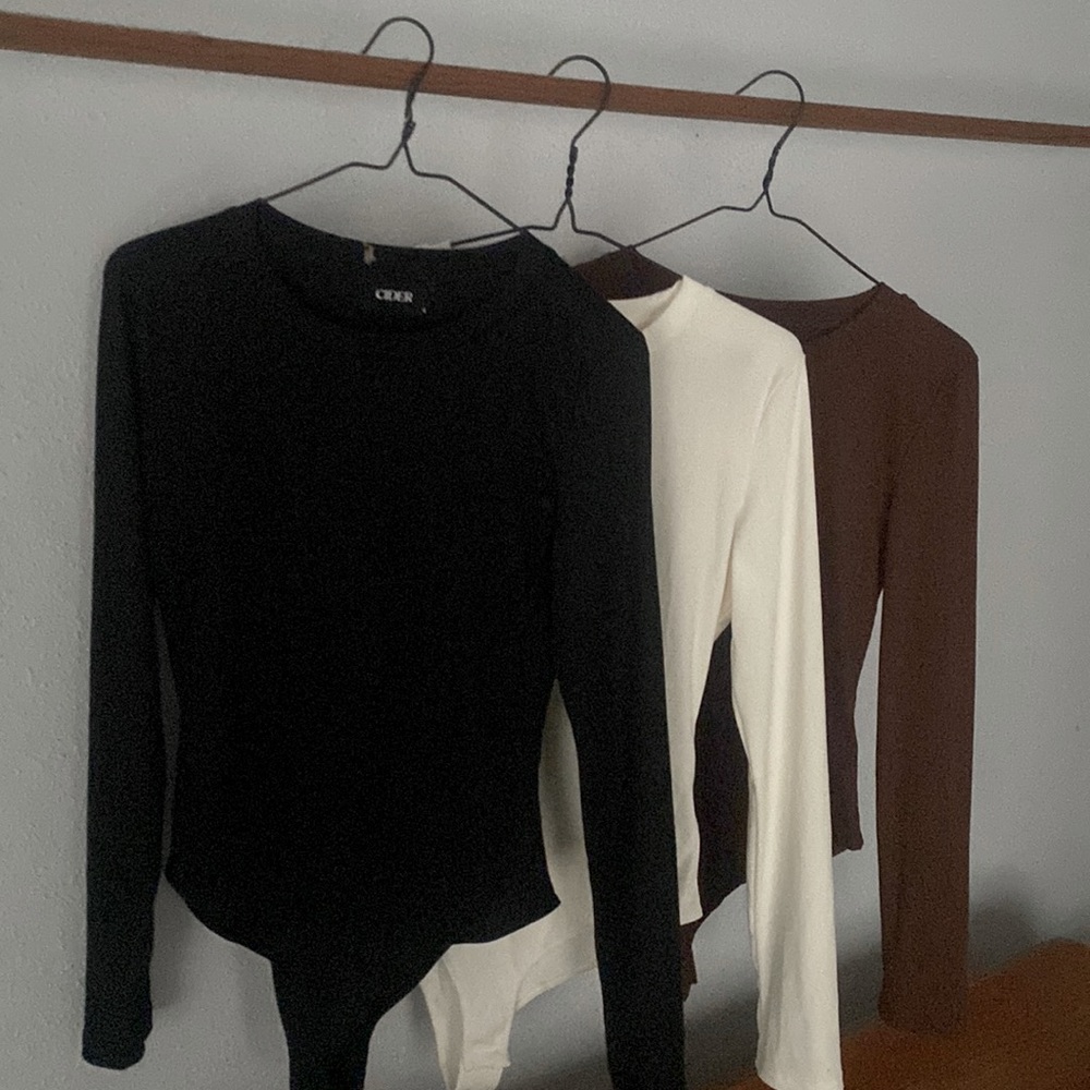 Cider rib bodysuit 3 pack